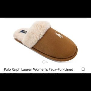 Brand NEW never worn Ralph Lauren Slippers